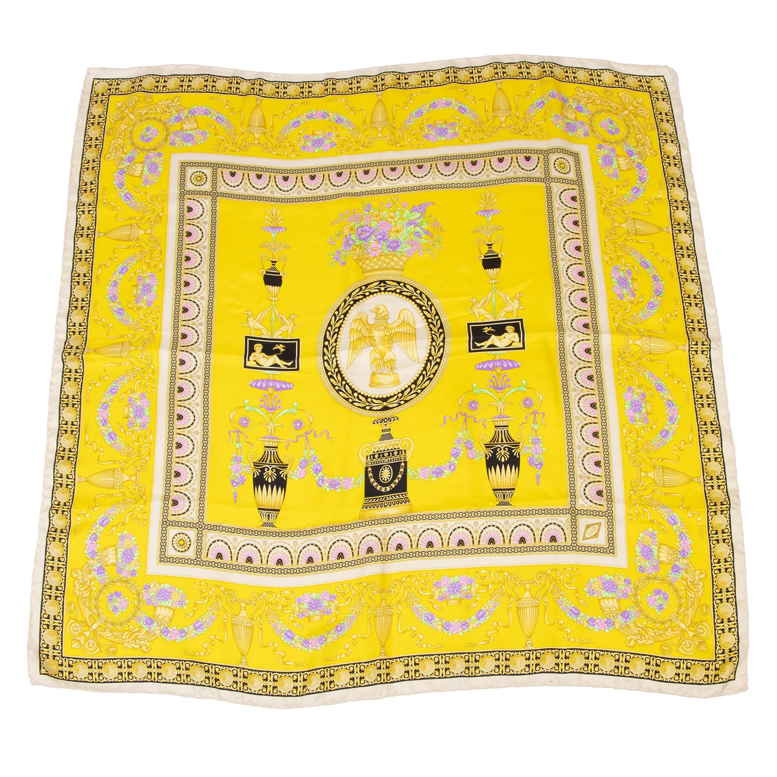 ジャンニヴェルサーチGIANNI VERSACE バロックプリントスカーフ