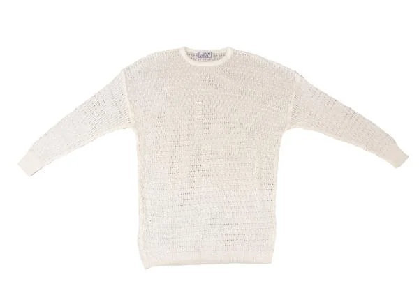 ジャンニヴェルサーチGIANNI VERSACE ローゲージニットセーター 白M位 K-147318_002
