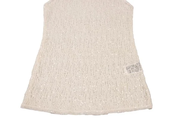 DONNA KARAN Sequined High Neck Sleeveless Knit K-147325_005