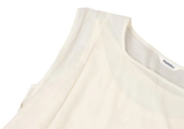 Plantation Patch Design Layered Sleeveless Dress K-147371_005