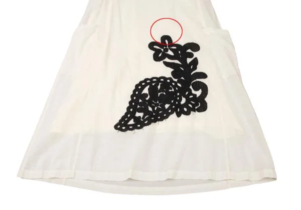 Plantation Patch Design Layered Sleeveless Dress K-147371_006