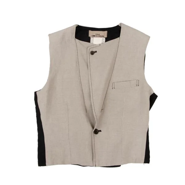 tricot COMME des GARCONS Different Materials Switching Vest K-147379_002
