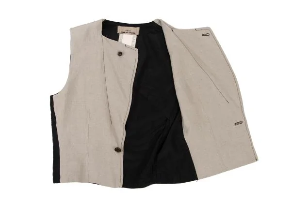 tricot COMME des GARCONS Different Materials Switching Vest K-147379_010