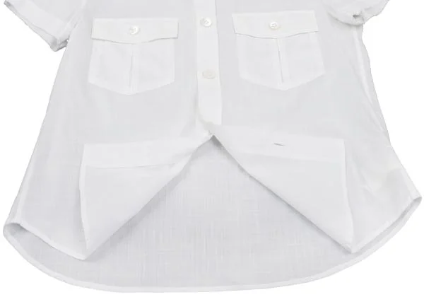 Y's Cotton Military Short Sleeves Shirt K-147384_013