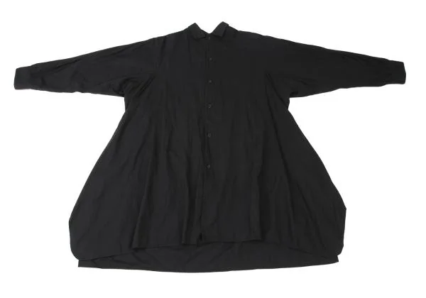 Y's Cutting Design Big Silhouette Shirt Dress K-147388_002