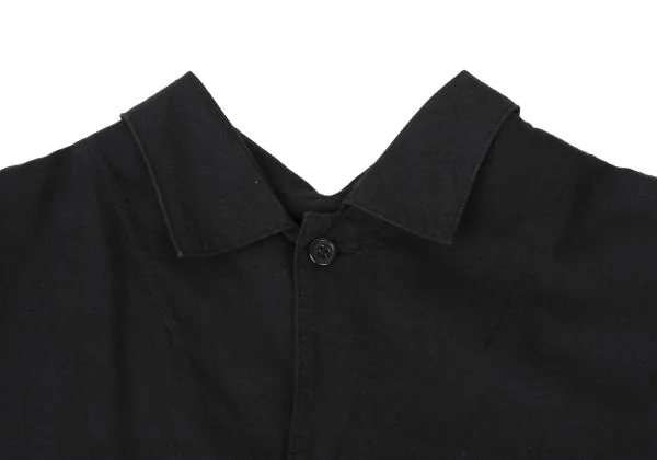Y's Cutting Design Big Silhouette Shirt Dress K-147388_004