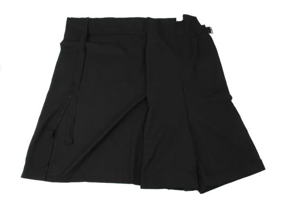 REGULATION yohji yamamoto Old Gaba Half Wrap Dropped Crotch Pants K-147391_006