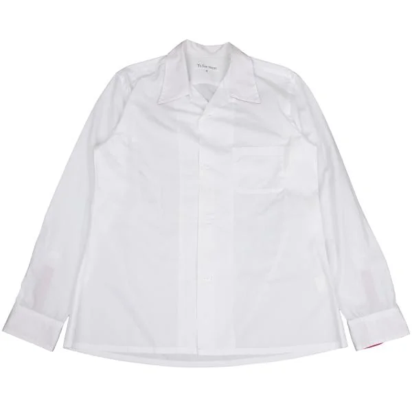 Y's for men Switching Open Collar Shirt White 4 K-147429_001