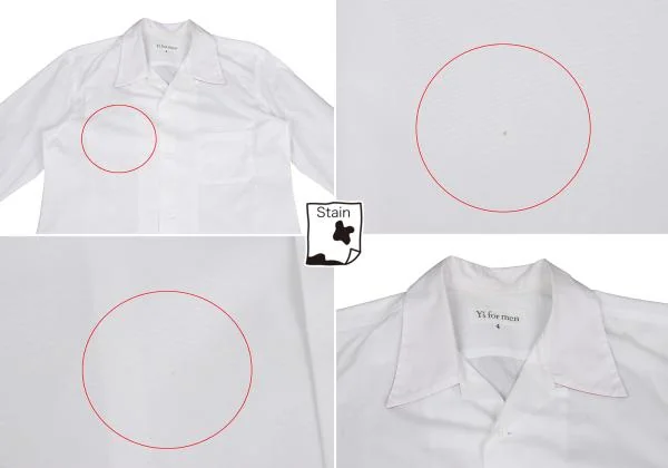 Y's for men Switching Open Collar Shirt K-147429_002