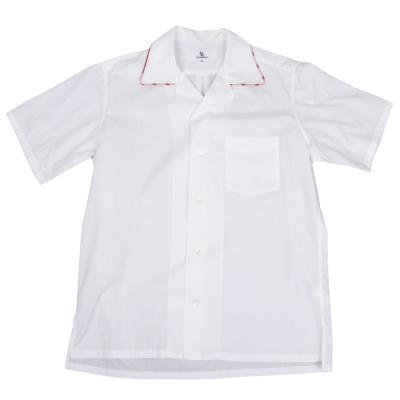 Y's for men Piping Open Collar Short Sleeve Shirt