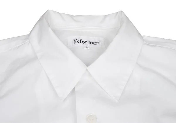 ワイズフォーメンY's for men オープンカラー半袖シャツ 白3 K-147431_006