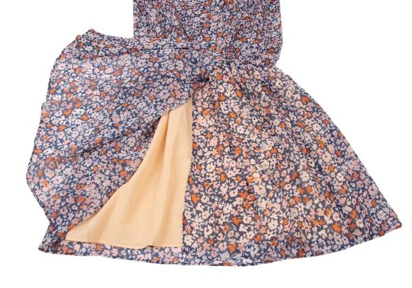 BCBGeneration Floral Printed See-through Sleeveless Dress K-147436_009