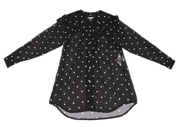 コムデギャルソン シースルードットブラウス【XS】 コムコム コムデギャルソンCOMME des GARCONS シースルードット