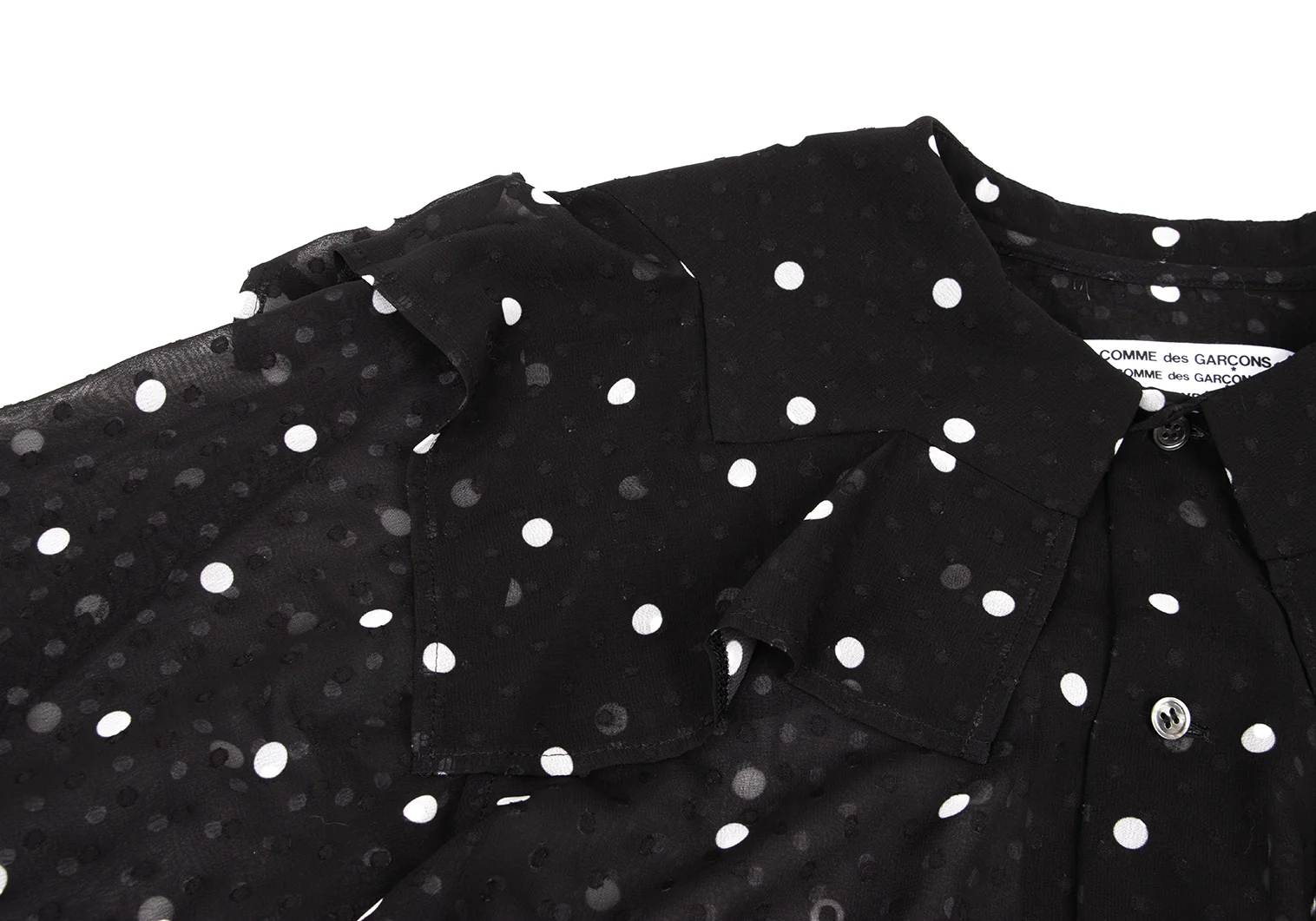 コムコム コムデギャルソンCOMME des GARCONS シースルードット