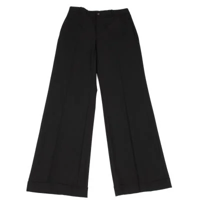 RALPH LAUREN Wool Nylon Double Hem Pants