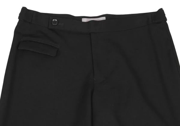 Yohji Yamamoto +NOIR パンツ ヨウジヤマモト ノアールYohji Yamamoto NOIR ウールギャバ