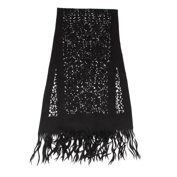 SENSOUNICO Cutwork Fringe Stole K-147521_002