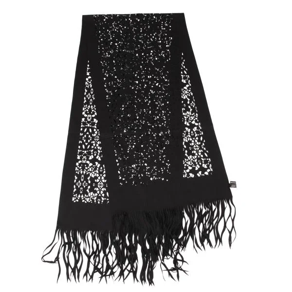 SENSOUNICO Cutwork Fringe Stole K-147521_005
