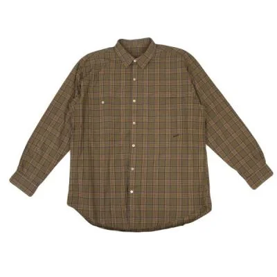Papas Check Cotton Long Sleeves Shirt