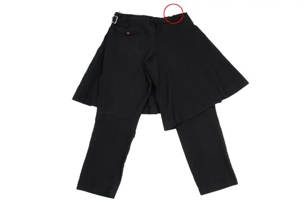 COMME des GARCONS Poly Pleated Skirt Wrap Pants K-147579_012