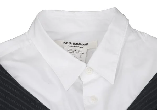 JUNYA WATANABE COMME des GARCONS Stripe Jacket Pasted Shirt K-147582_004