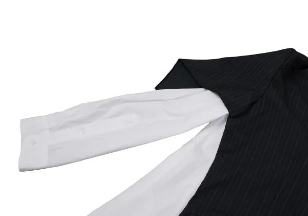 JUNYA WATANABE COMME des GARCONS Stripe Jacket Pasted Shirt K-147582_007