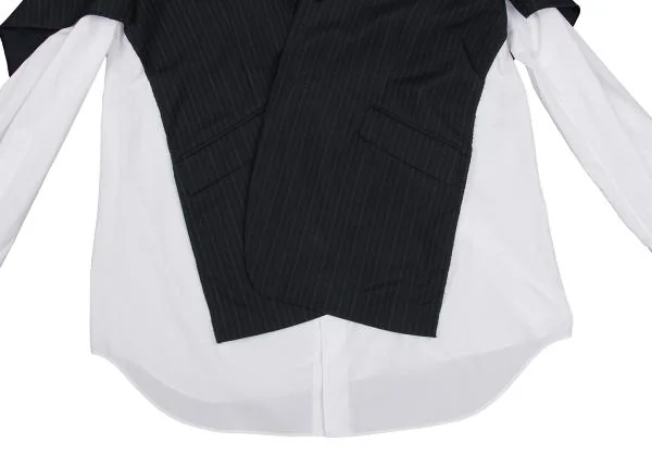 JUNYA WATANABE COMME des GARCONS Stripe Jacket Pasted Shirt K-147582_010