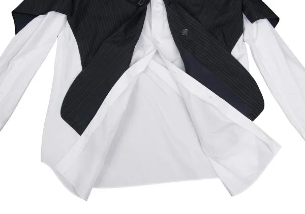 JUNYA WATANABE COMME des GARCONS Stripe Jacket Pasted Shirt K-147582_015