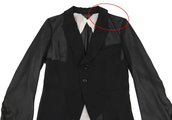 COMME des GARCONS See-through Long Jacket K-147607_003