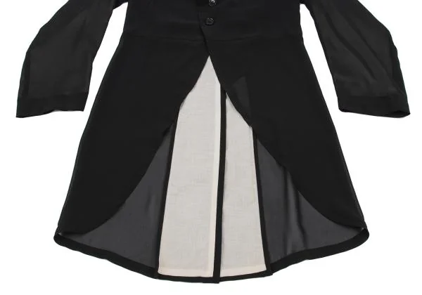 COMME des GARCONS See-through Long Jacket K-147607_011
