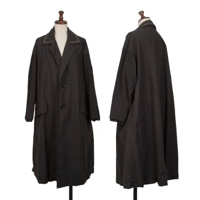 tricot COMME des GARCONS Lace Patch Design Collar Coat