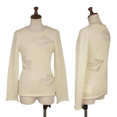 COMME des GARÇONS ベージュ 長袖ニット ベージュ系 M COMME des GARCONS(コムデギャルソン) ニット