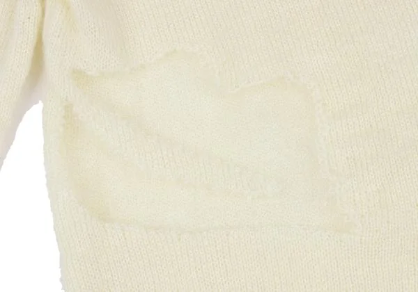 COMME des GARCONS Lip Design Sheer Mohair Knit K-147620_010