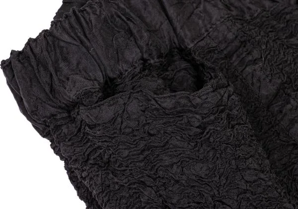 イッセイミヤケハートISSEY MIYAKE HaaT 縮絨切替フレアスカート