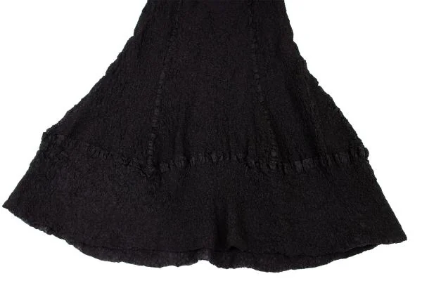 ISSEY MIYAKE HaaT Fulling Switching Flare Skirt K-147647_006