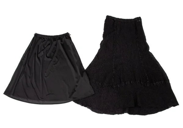 ISSEY MIYAKE HaaT Fulling Switching Flare Skirt K-147647_009