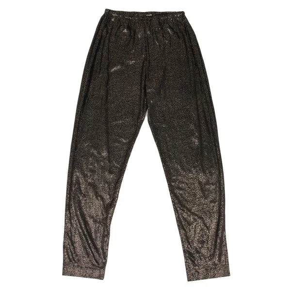 agnes b. Metallic Pin Dot Pants Black 2 K-147660_001