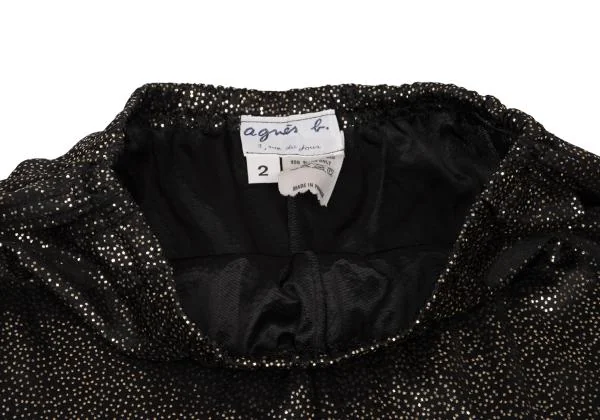 agnes b. Metallic Pin Dot Pants K-147660_004