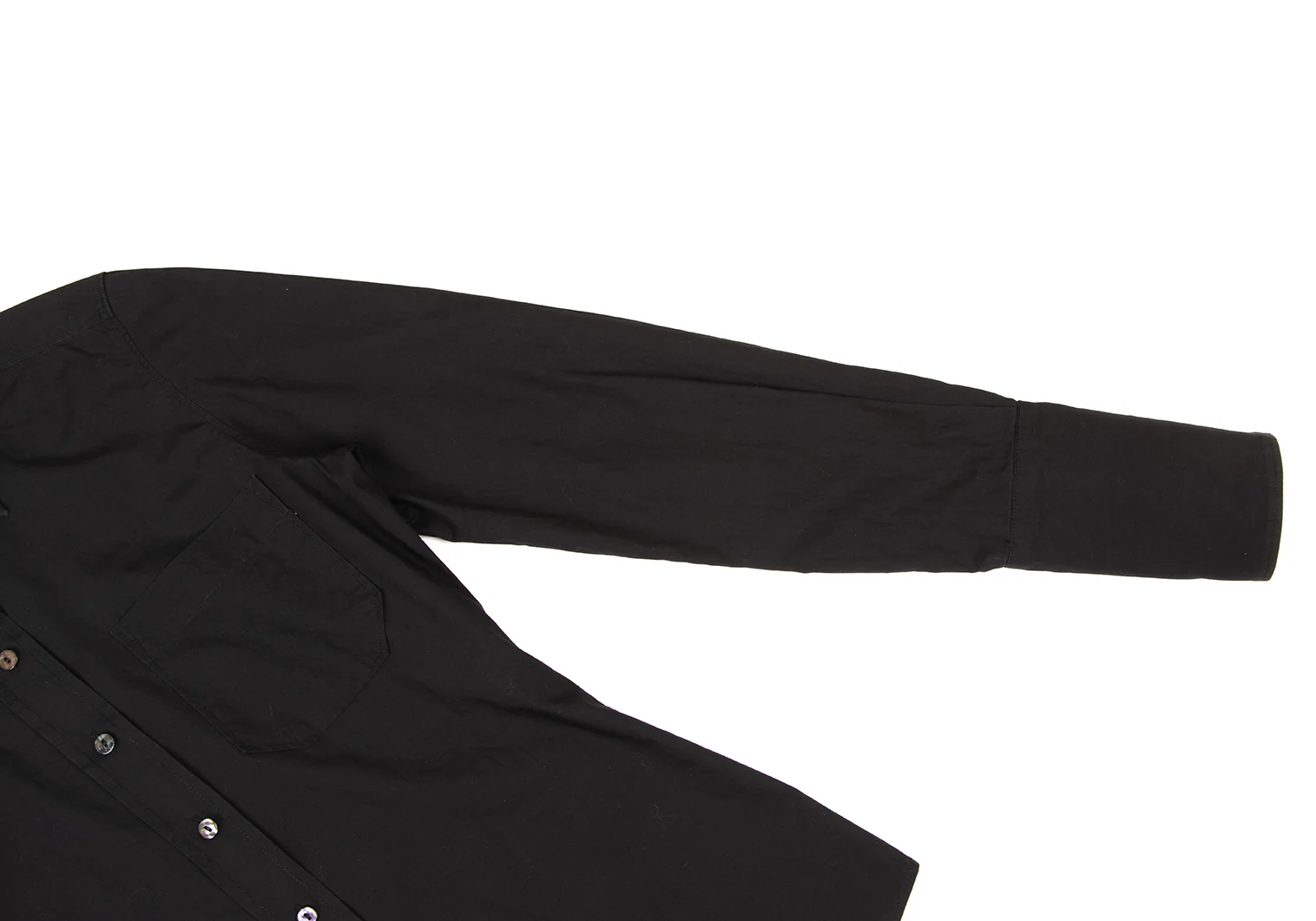 ジャンポールゴルチエ クラシックJean Paul GAULTIER CLASSIQUE コットン高襟ダブルカフスシャツ 黒40 【レディース】 147705_002_l.webp