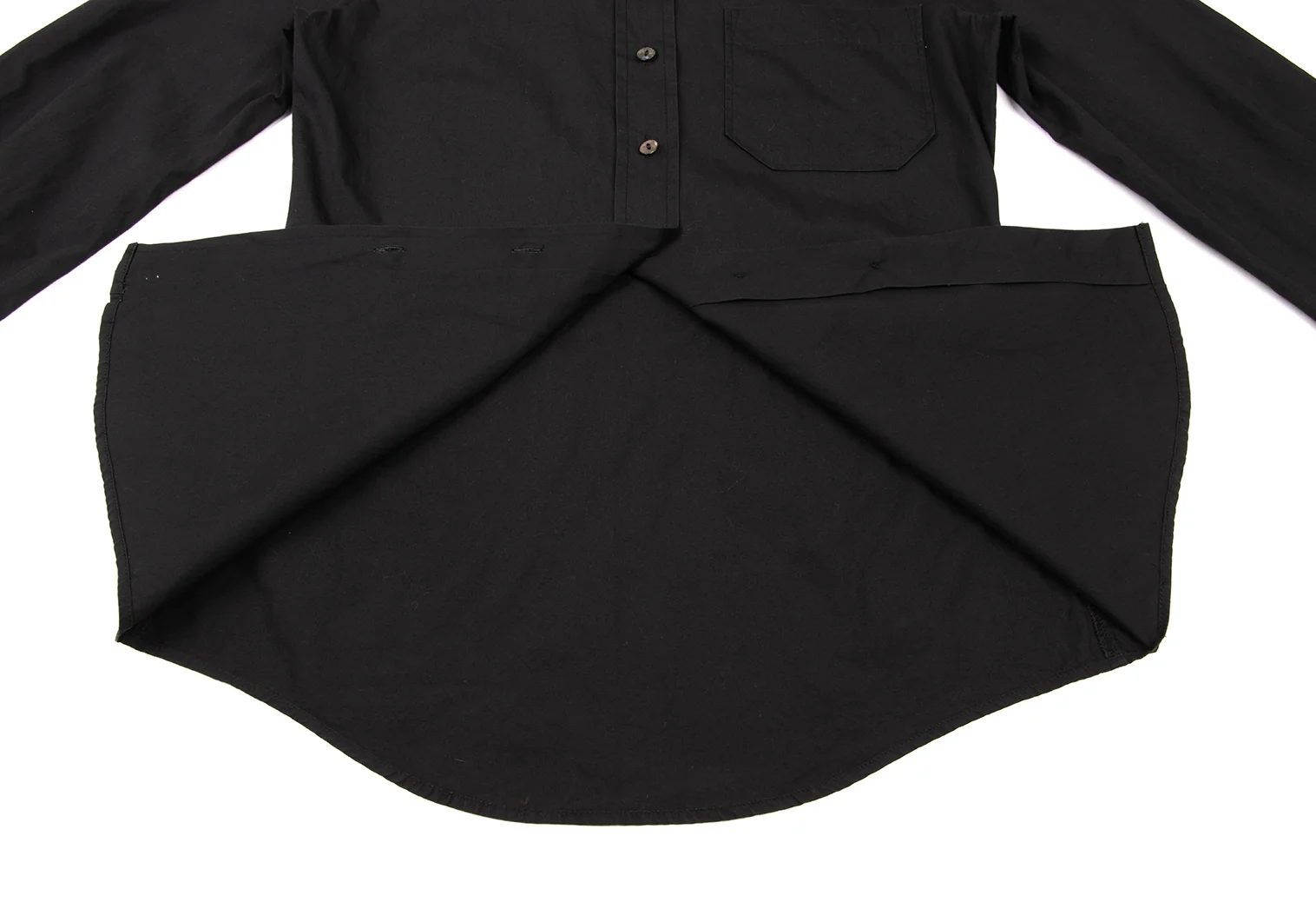ジャンポールゴルチエ クラシックJean Paul GAULTIER CLASSIQUE コットン高襟ダブルカフスシャツ 黒40 【レディース】 147705_002_l.webp
