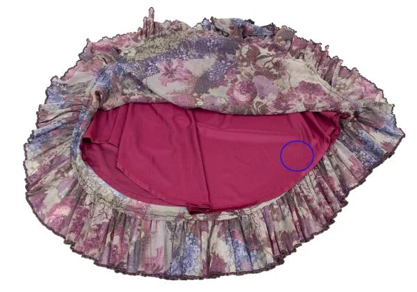 Jean Paul GAULTIER FEMME Gather Floral Printed Mesh Skirt K-147728_007