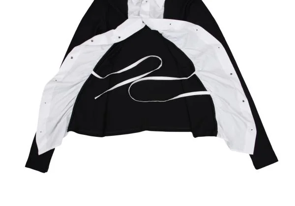 Jean Paul GAULTIER FEMME Stretch Layered Stud Button Shirt K-147735_010
