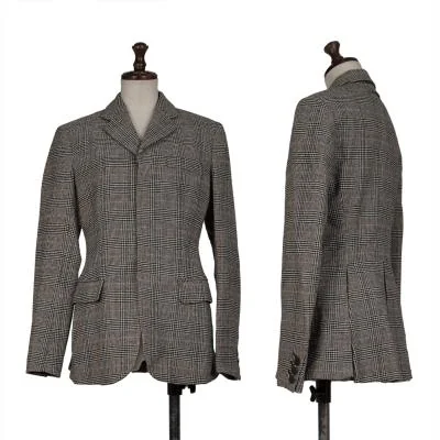 Jean Paul GAULTIER FEMME Check Back Pleated Jacket
