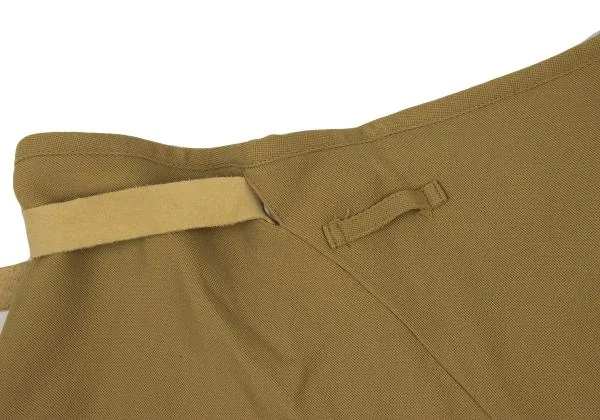Jean Paul GAULTIER FEMME Leather Belt Stretch Wool Wrap Skirt K-147758_016