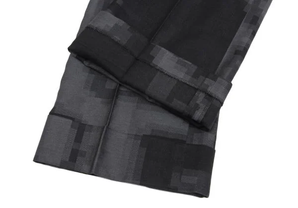 Jean Paul GAULTIER FEMME Mosaic Jacquard Hem Double Wide Pants K-147760_012