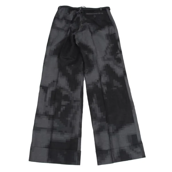 Jean Paul GAULTIER FEMME Mosaic Jacquard Hem Double Wide Pants K-147760_013