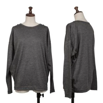 inn. ISSEY MIYAKE Button Design T Shirt