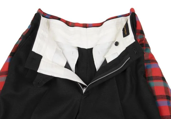 COMME des GARCONS Back Check Frill Docking Pants K-147834_007