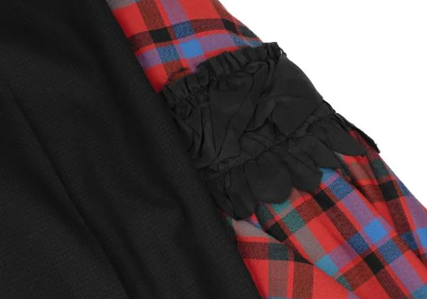 COMME des GARCONS Back Check Frill Docking Pants K-147834_009
