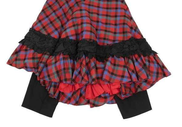 COMME des GARCONS Back Check Frill Docking Pants K-147834_013